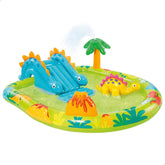 Parque infantil inflable Intex 57166NP con pequeños dinosaurios, multicolor