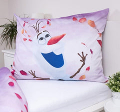 Frozen Kinderbettwäsche Set Bettbezug 140X200 + Kopfkissenbezug 70X90 Aus Baumwolle Öko-Tex Standard para niñas Frozen Eiskönigin Anna ELSA Olaf Naty Shop