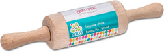 Staedtler Teigroller para niños, madera, beige, 7,5 cm