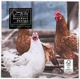 TP179 șervețele de hârtie, găini, 33 X 33 X 0,1 cm, albastru