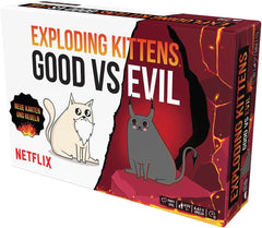 Gatitos Explosivos, Gatitos Explosivos – Bueno Vs. Evil, Party Game, Juego de cartas, 2-5 jugadores, A partir de 7 años, 15 minutos, Alemán