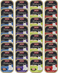 animonda Vom Feinsten Adult Fish & Meat Variety (32 x 100 g), hrană umedă pentru pisici adulte, hrană pentru pisici fără cereale și fără zahăr, pateuri fine în bucăți