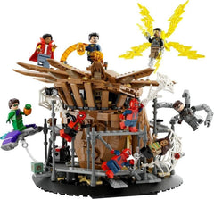 LEGO 76261 Marvel El Gran Enfrentamiento de Spider-Man, Spider-Man: No Way Home, set con 3 minifiguras de Peter Parker más el Duende Verde, Electro, Sandman, Ned, Doctor Strange y MJ, modelo coleccionable Juegos de construcción Besuche den LEGO-Store