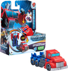 Transformers Earthspark 1-Step Flip Changer Optimus Prime Figura de acción (10 cm) Robot de juguete Edad 6+ Figuras de acción Naty Shop Título predeterminado
