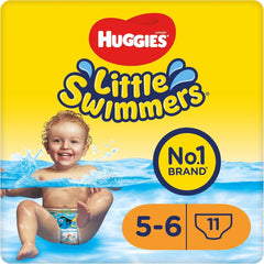 Huggies Little Swimmers pañales de baño desechables para bebés y niños talla 5-6 (12-18 kg) 11 Pañales de baño unisex Madre y bebé Naty Shop