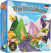 Juego mundial - Divertido juego de mesa de geografía - Juego de aprendizaje mundial para niños y adultos - Genial idea de regalo para adolescentes - Alemán