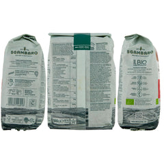 Pasta Penne Rigate Bio N.91 - 500g con harina de espelta, harina de lentejas y harina de quinoa - Rica en proteínas, fuente de fibra y proteínas