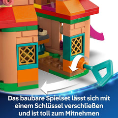 LEGO Ç€ Disney Encanto Mini House, juguete de construcción para niñas a partir de 5 años, juguete de fantasía y set de construcción con Mini Muñecas Mirabel y Antonio, figura de Carpincho y llave 43261 Juegos de construcción Besuche den LEGO-Store
