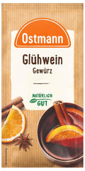 Ostmann Gewürze – Glühwein-Gewürz, Gewürzmischung für Glühwein, Punsch, Feuerzangenbowle & Kinderpunsch, ideal para el invierno y la Navidad, vegano, 12 g (1er paquete)