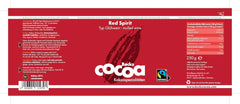 Red Spirit, cacao fino aromatizado con vino tinto, 250 gramos de cacao y chocolate caliente Naty Shop