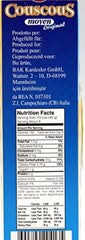 Cuscús Moyen Original, 0,5 kg (paquete de 4)