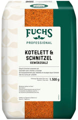 - Kotelett und Schnitzel Gewürzsalz | Grill-Würzmischung für Kurzgebratenes | Calidad profesional para grandes fabricantes | Bolsa reciclable de 1,5 kg
