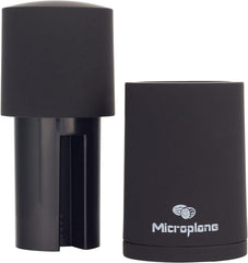 Microplane Spice Grinder negru pentru nucșoară, scorțișoară, boabe Tonka, piper lung și alte condimente uscate Rasnite si Feliatoare Naty Shop