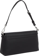 Calvin Klein Women's Shoulder Bag Must Convertible Detachable Strap, Black (Ck Black), One Size Genti Femei Naty Shop