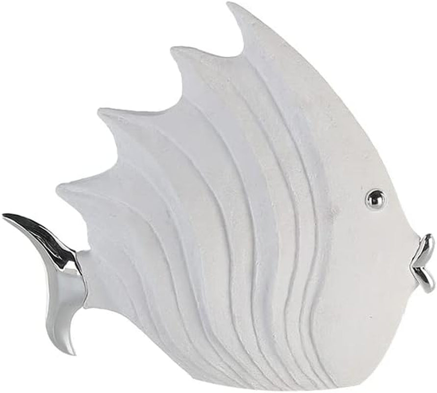 Casablanca Sculptură - Figurină decorativă Cuplu - Poliresină - Culoare: argint antic Înălțime 25 cm Statuete si sculpturi Naty Shop Alb Înălțime 26 cm