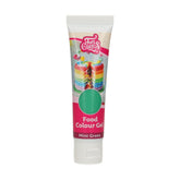 Colorant alimentar Funcakes Verde Mentă, gel colorant alimentar foarte concentrat pentru aluat, cremă, fondant și marțipan. Dozare ușoară. Picătură individuală pentru a crea culori vibrante. Halal. 30 g.