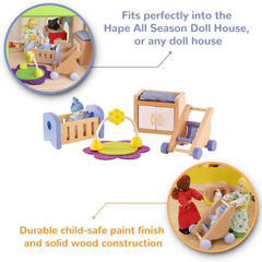 Hape E3459 - Camera copilului, mică Casute de papusi Naty Shop