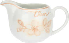 THUN - Cană mică de lapte - Porțelan - Colecția Bomboniera - 100 ml - 7,5 x 6 cm