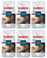 6x Boabe de cafea Espresso Classico, prăjire medie, boabe întregi de cafea, prăjire medie, pungă de 1 kg, cafea din Napoli