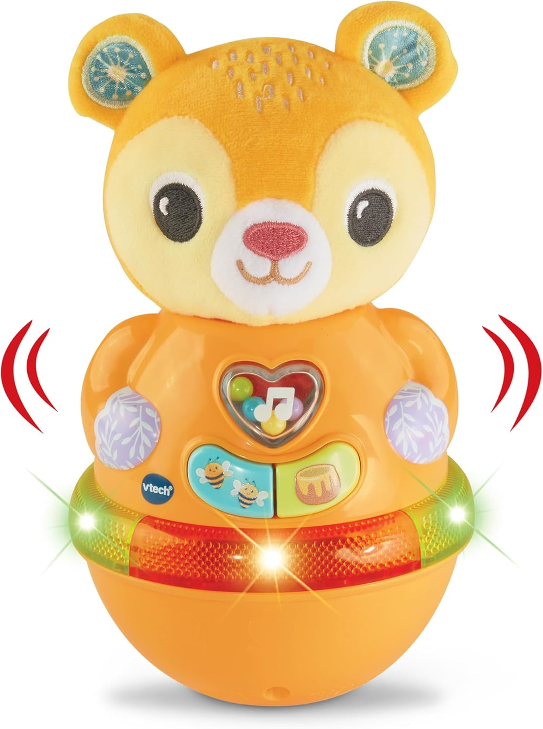 Vtech Baby Wobbly Bear - Jucărie interactivă cu 3 cântece cântate și 12 melodii - Pentru copii cu vârsta cuprinsă între 6-24 luni Jucarii Bebe Naty Shop Titlu implicit
