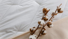 Edredón de Algodón Percal 240 X 220 cm Alta Calidad 100% Algodón Percal Suave y Confortable Durable Fino Acabado Hecho en Francia Edredones y Edredones Blancos Naty Shop