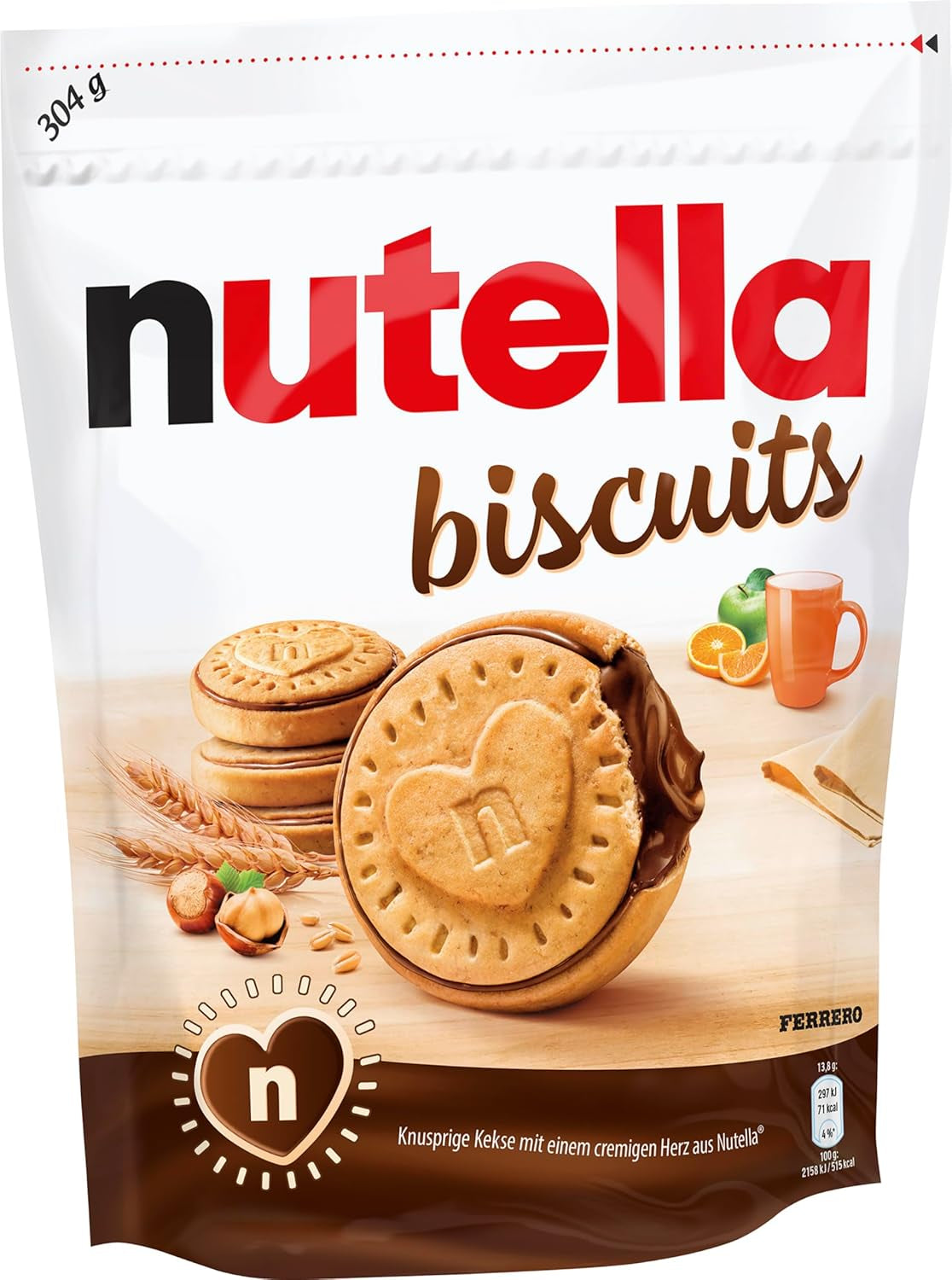 Ferrero Nutella B-Ready - 1 pachet de 6 (132g)