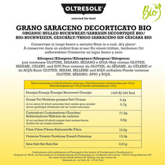 - Buchweizen geschält orgánico 5 kg - Getreide, nicht wärmebehandelt, aus biologischem Anbau, Paquete Conveniencia