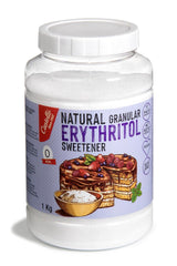 Natural Erythrit - Kristallzucker | 10G = 7G Zucker | Natürlicher Zuckerersatz - 0 Kalorien - 0 Glykämischer Index - Keto Und Paleo - 0 Netto-Kohlenhidrato - Kein GVO - Castello since 1907-1Kg Edulcorantes Naty Shop 1 Kg (1Er Pack)