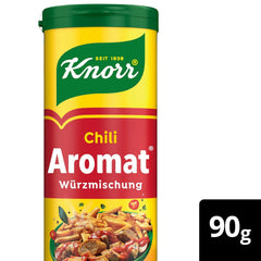 Knorr Würzmischung Chili Flavored para platos rápidos para condimentar y condimentar patatas, pastas, verduras y más 90 g