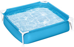 Piscina Bestway My First Frame 122 x 122 x 30,5 cm, azul, rectangular