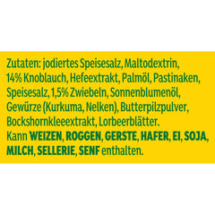 Knorr Würzmischung Garlic Aromat für schnelle Gerichte zum Würzen und Verfeinern von Pasta, Pizza, Gemüse und más 90 g