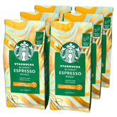 STARBUCKS Café expreso rubio tostado, tostado ligero, granos de café enteros 200 g (paquete de 6) Coffee Naty Shop Título predeterminado