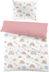 Ropa de cama infantil, Rainbow, microfibra Ropa de cama infantil Naty Shop Rainbow (Modelo 1) 135X200+80X80