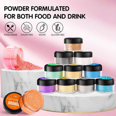 Purpurina comestible, 10 gramos, varios colores Glitter Naty Shop