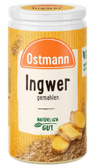 Ostmann Gewürze - Ingwer gemahlen | Embalaje completo y reciclable | 30 g en la estreudosis