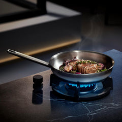 Sartén de acero inoxidable WMF Profi 24 cm inducción, sartén de acero inoxidable Cromargan Ollas y Sartenes Naty Shop