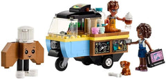 LEGO Friends Rolling Café Juguete pequeño para hornear para niños, regalo para niñas y niños a partir de 6 años, juguete educativo con la perra Aliya, Jules y Aira 42606 Juegos de construcción Beuche den LEGO-Store
