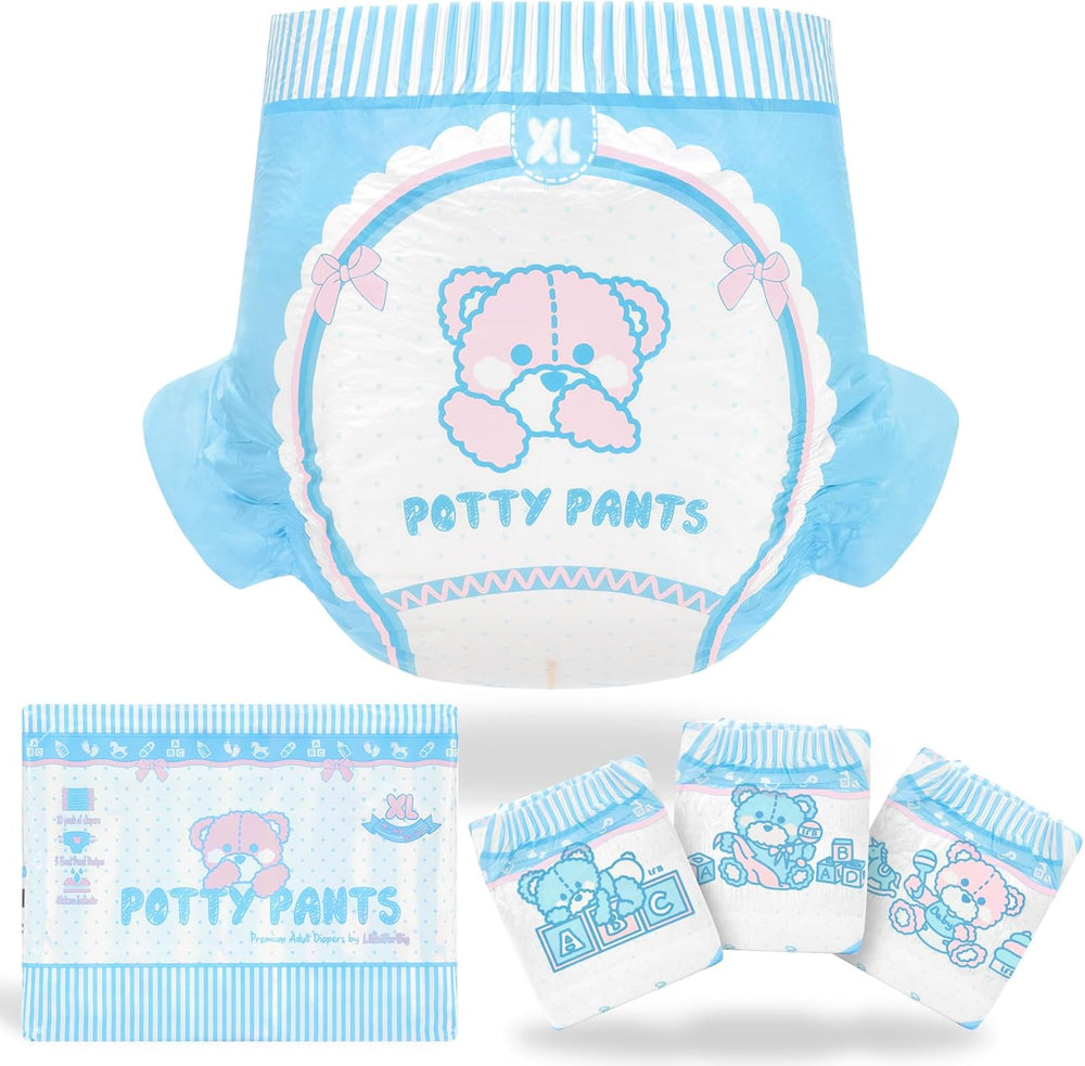 Pañales Estampados Para Adultos 5500-5800ml 10 Piezas - Calzoncillos De Baño (XL)