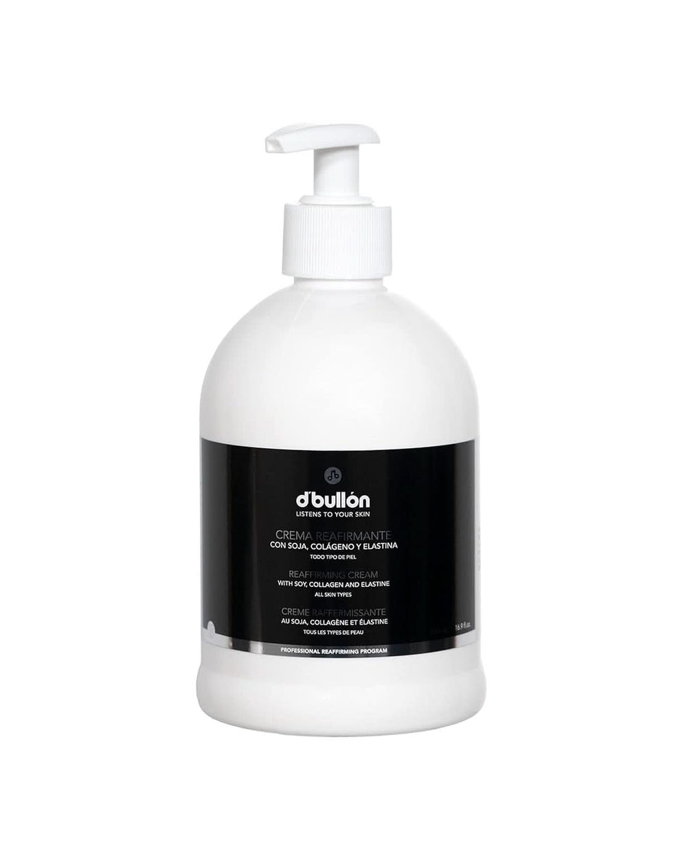 D'Bolón Crema corporal reafirmante con soja, colágeno y elastina, 500 ml Cosmética y Belleza Naty Shop
