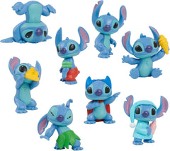 Stitch Disney's Lilo Juego de figuras coleccionables de amigos Juego de 8 figuras Figuras coleccionables de 5 cm de alto Juguete para niños de 3 años de Just Play Figuras de acción Naty Shop Título predeterminado