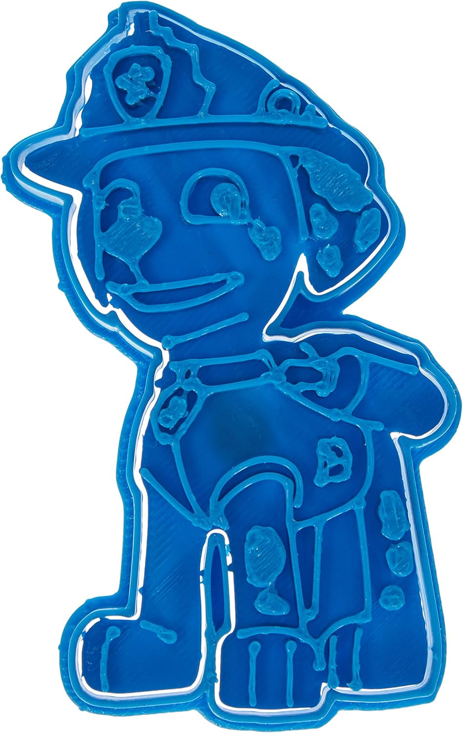 Formă de biscuiți Patrula Cățelușilor Marshall, plastic, albastru, 8 x 7 x 1,5 cm