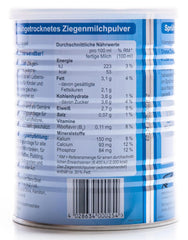 Ziegenmilch Pulver 400 g - 1 unidad