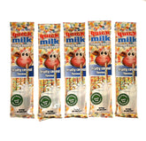 Cereal afrutado QUICK MILK - Strohhalme für Milch mit Getreide und Früchten, 5 Packung je 5 Trinkhalme (25 Halme)