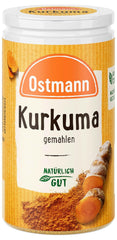 Ostmann Gewürze - Kurkuma gemahlen | Perfektes Gewürz für Curry- und Reisgerichte | Verleiht Gerichte eine goldgelbe Farbe | Ingredientes Naturales | 40 g en Der Streudose
