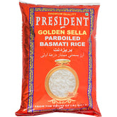 PRESIDENT - Arroz Golden Sella Basmati, paquete de 20 (1 x 20 kg)