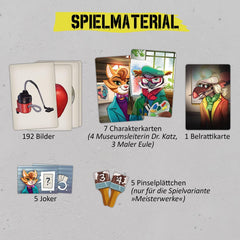 KOSMOS 683320 Belratti, ¿Es esto arte o puede ser este el camino? Juego de cartas, juego cooperativo de combinación de imágenes, de 3 a 7 jugadores, de 8 años en adelante