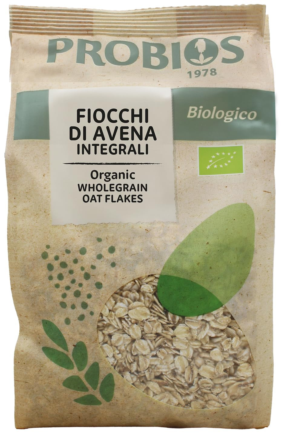 Copos de maíz ecológicos ligeros 500 g por paquete