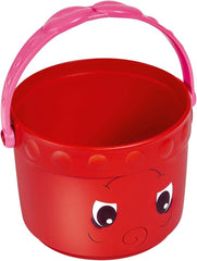 Simba 104010183 - Găleată ABC cu pahar stivuibil, găleată și pahar colorat cu curs de apă și roată de apă, 3 piese, 23cm, de la 12 luni Jucarii Bebe Naty Shop