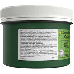 Colorant alimentar Sugarflair Partygreen pentru paste, colorant alimentar pentru fondant și marțipan, paste concentrate Spectral - 400 g