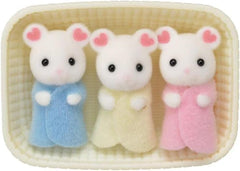 Sylvanian Families L5337 Trillizos Ratones Marshmallow - Figuras casa de muñecas Naty Shop Muñecas